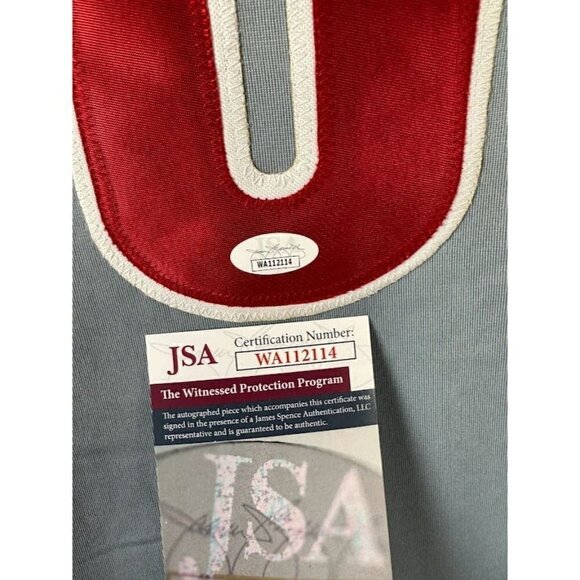 Ryan Howard signed autographed Philadelphia Phillies custom jersey JSA - Picture 3 of 4